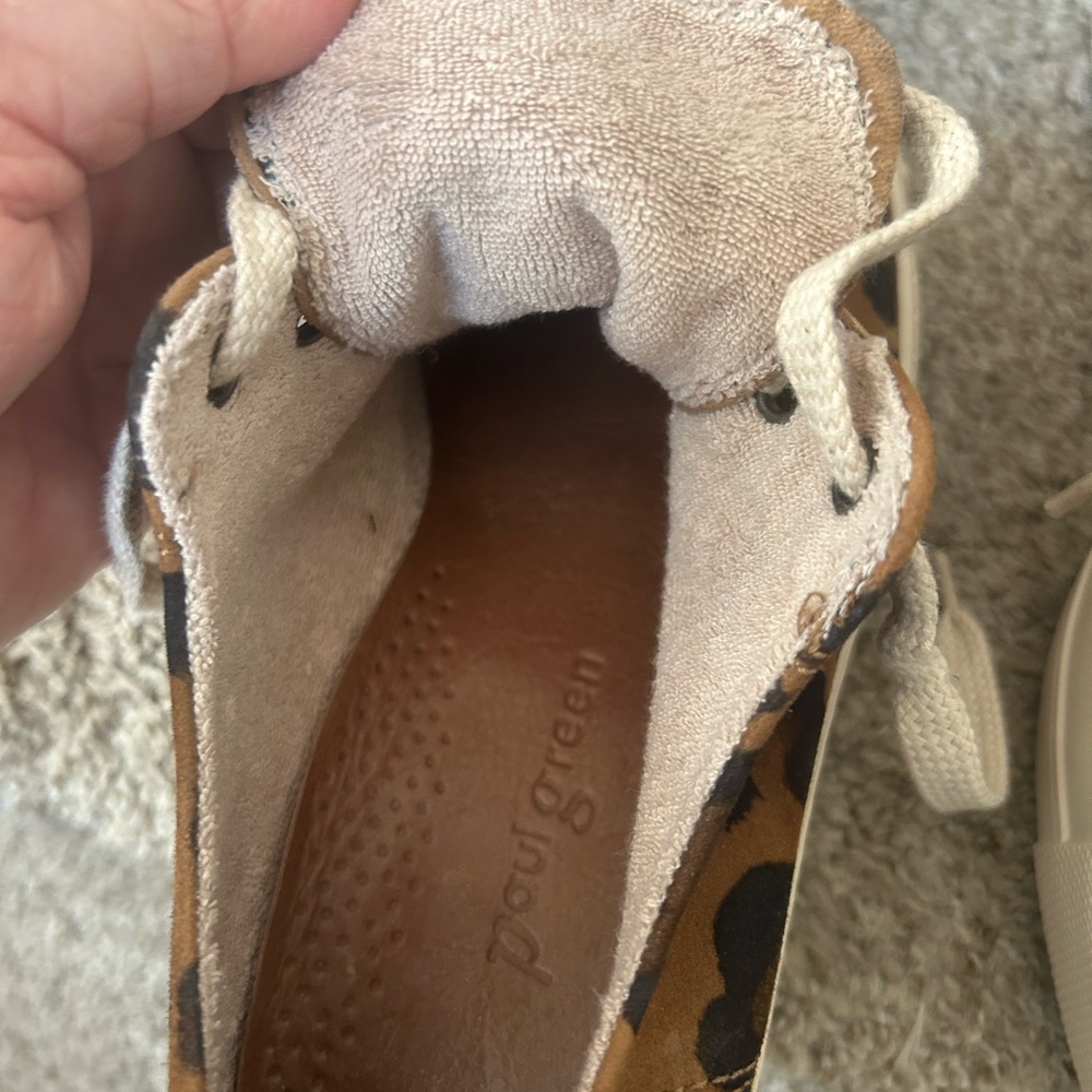 Paul Green Bixby Low Top Platform Sneakers in Leopard. Like new. US 10/UK 7.5 - Picture 10 of 15